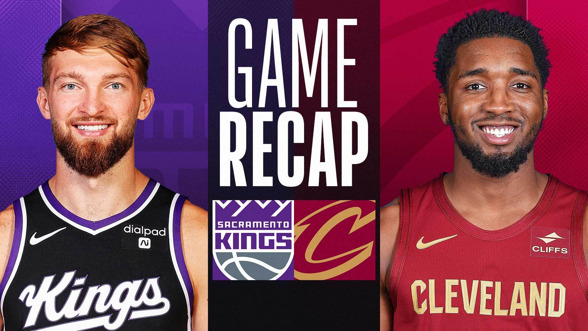 cleveland cavaliers vs sacramento kings match player stats