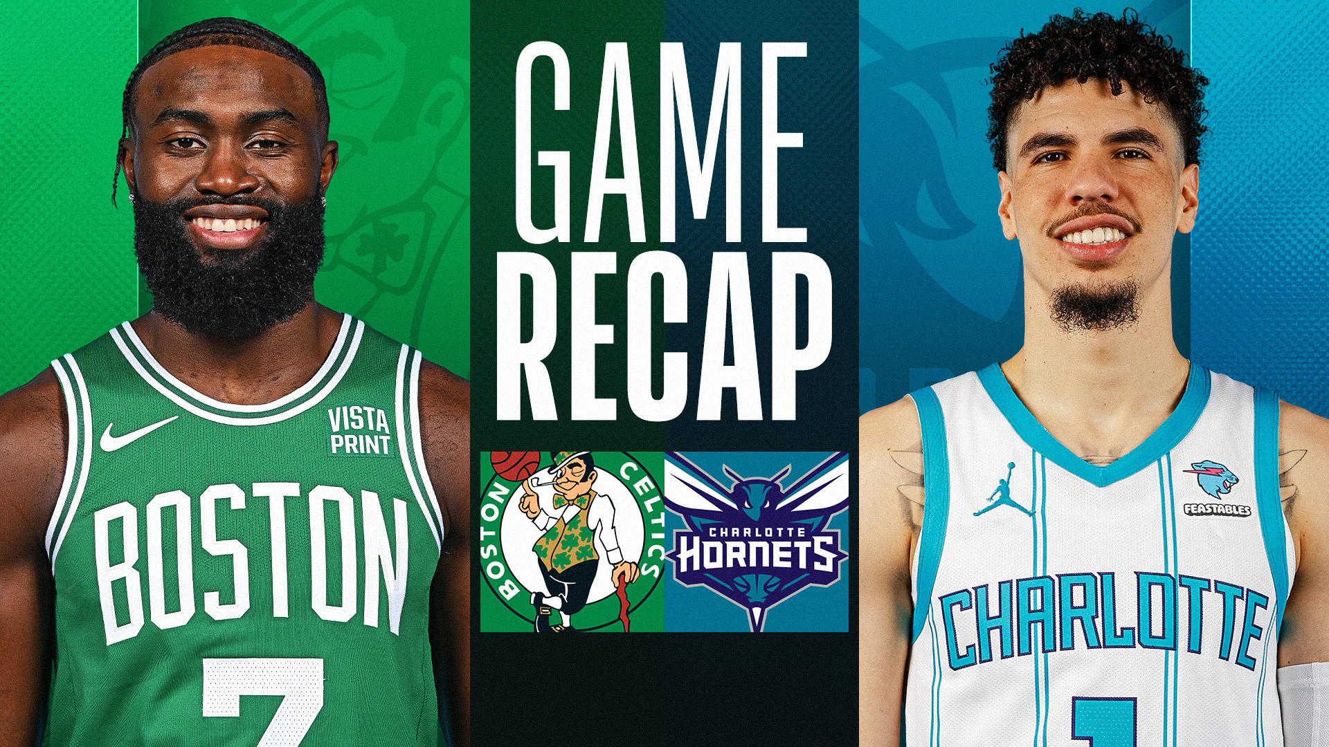 boston celtics vs charlotte hornets match player stats