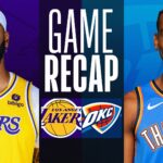 lakers vs okc thunder match player stats