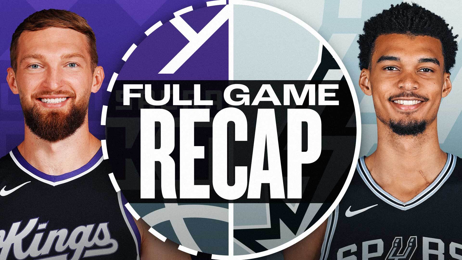 san antonio spurs vs sacramento kings match player stats