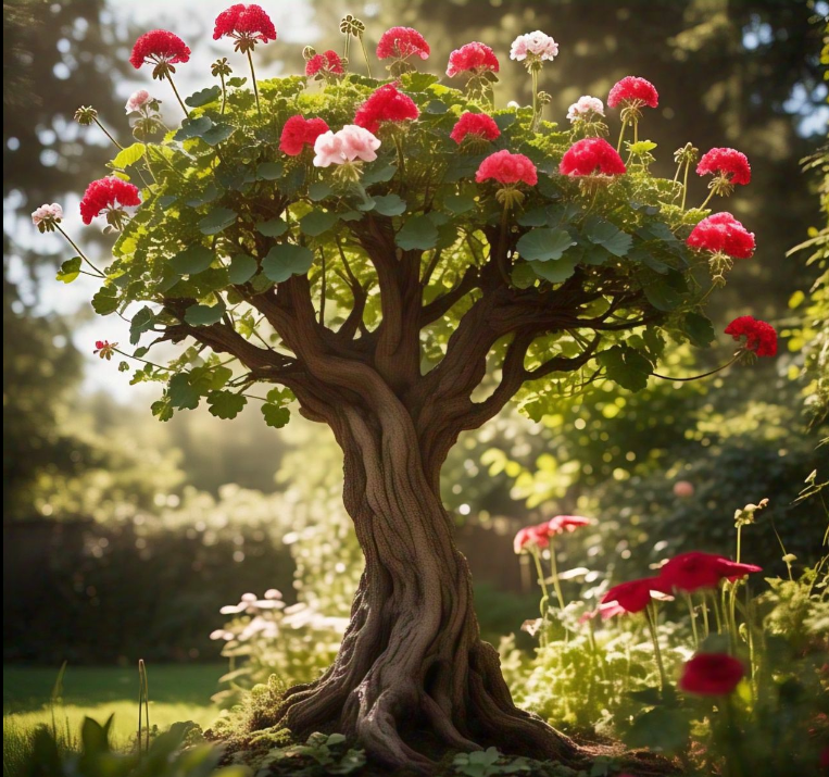 geranium tree is like 8ft tall