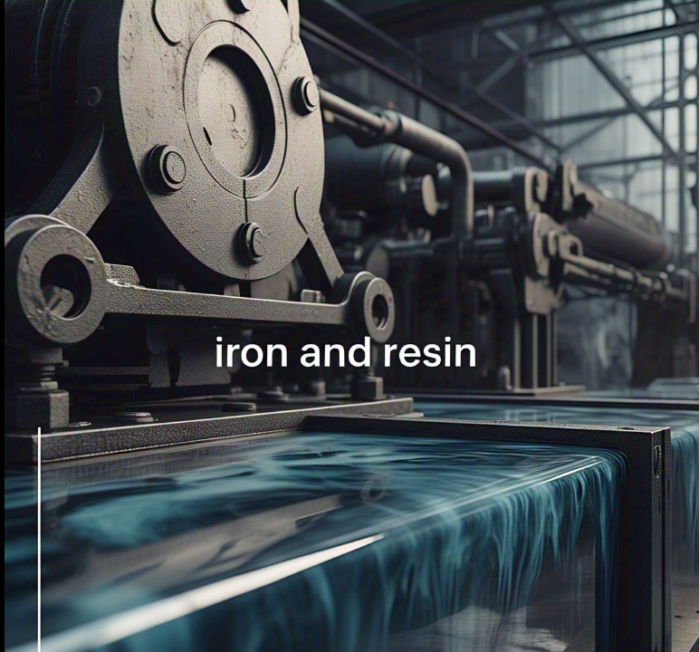 iron and resin