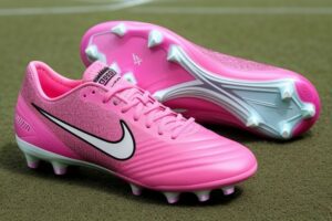 pink soccer cleats