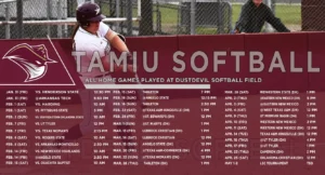 texas a&m softball schedule​